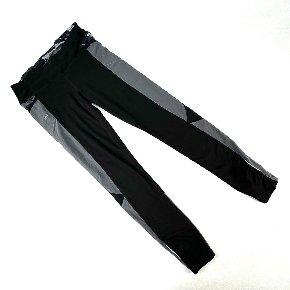 Athleta Fire Be Free Tight Pant Size S Black Running Hiking Athletic Pockets - Picture 3 of 11